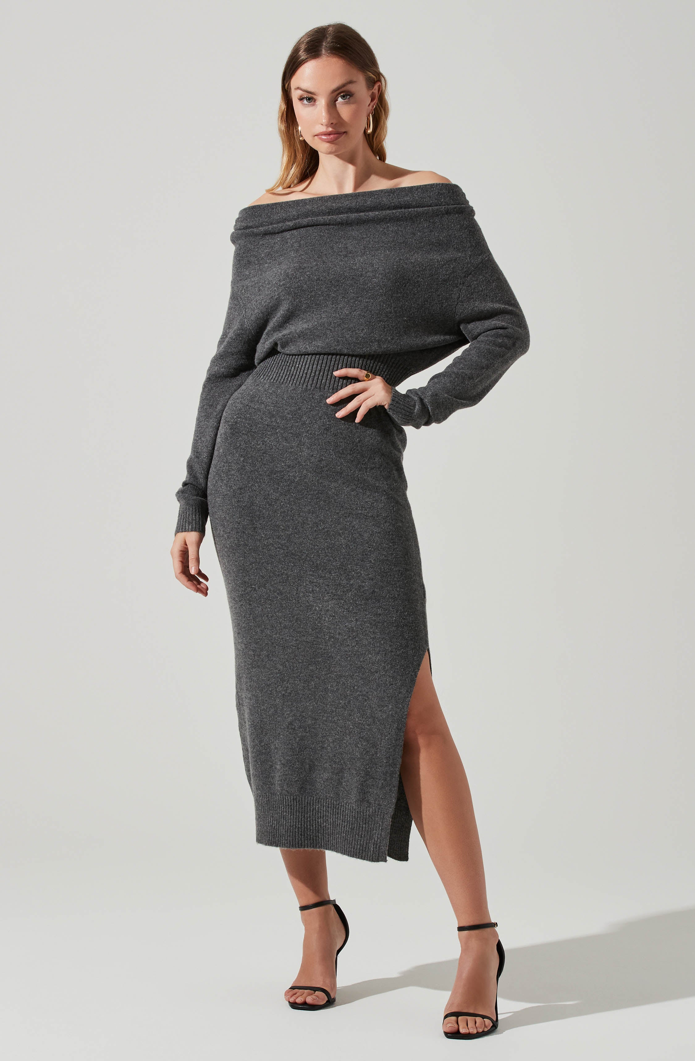 Sweater Dresses: Midi, Off The Shoulder, Long, Black, Brown, Maxi – ASTR  The Label