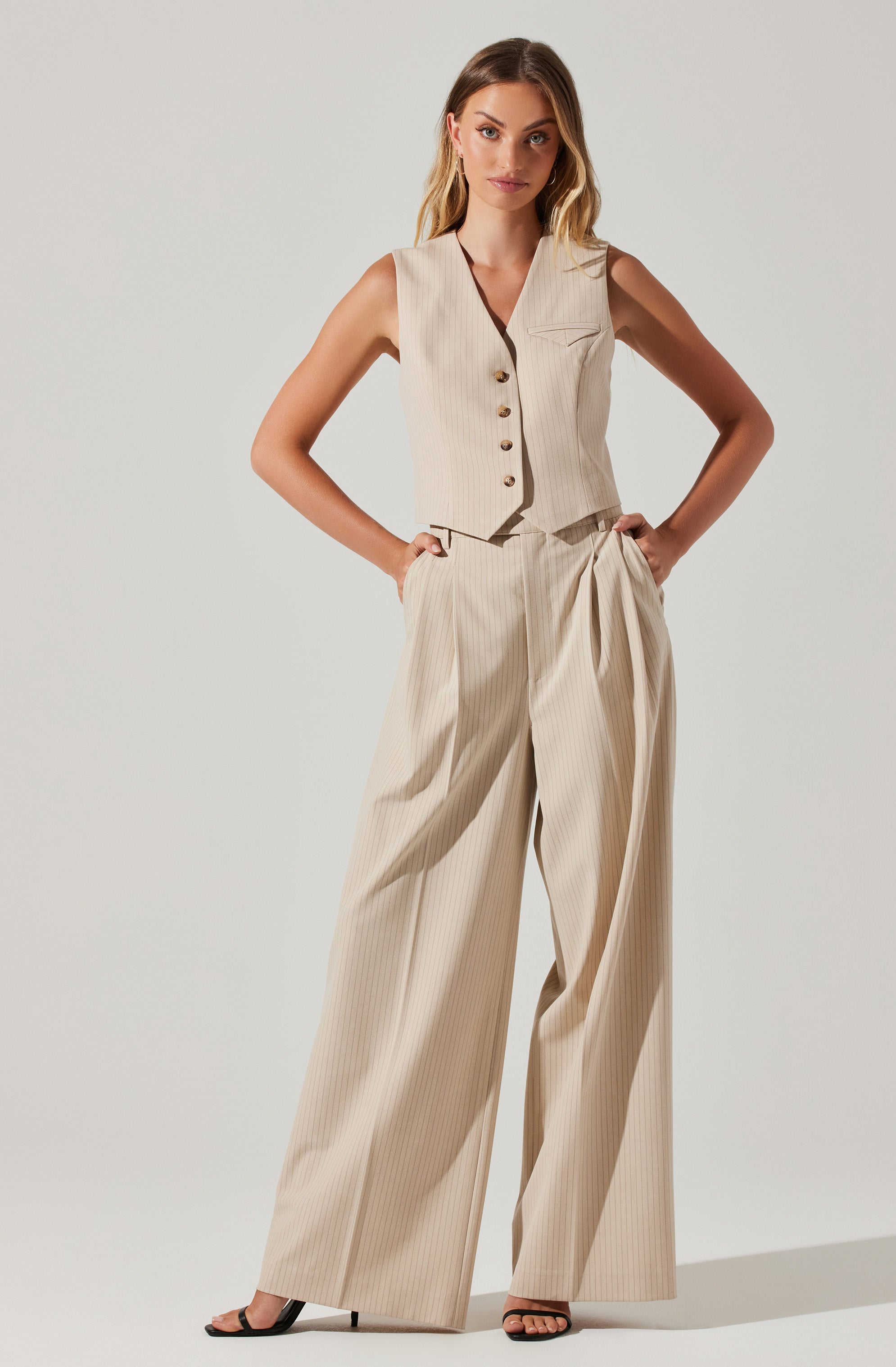 Astr The Label Cruise Control Pleated Wide Leg Pants-***FINAL SALE*** –  Hand In Pocket