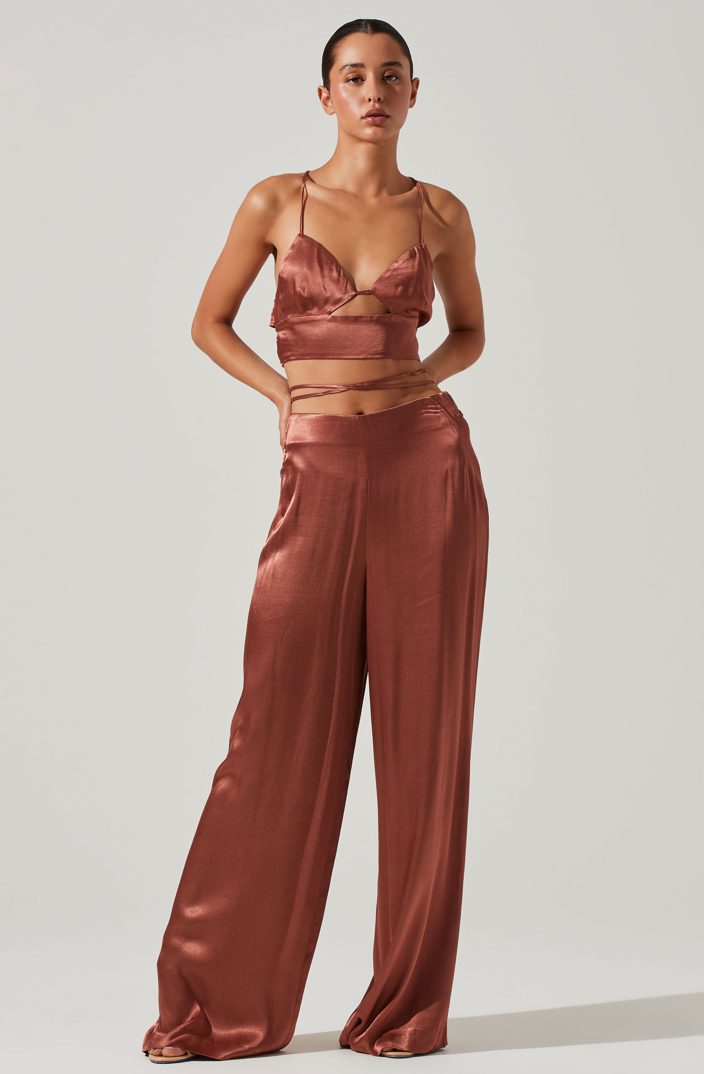Astr The Label Cruise Control Pleated Wide Leg Pants-***FINAL SALE***