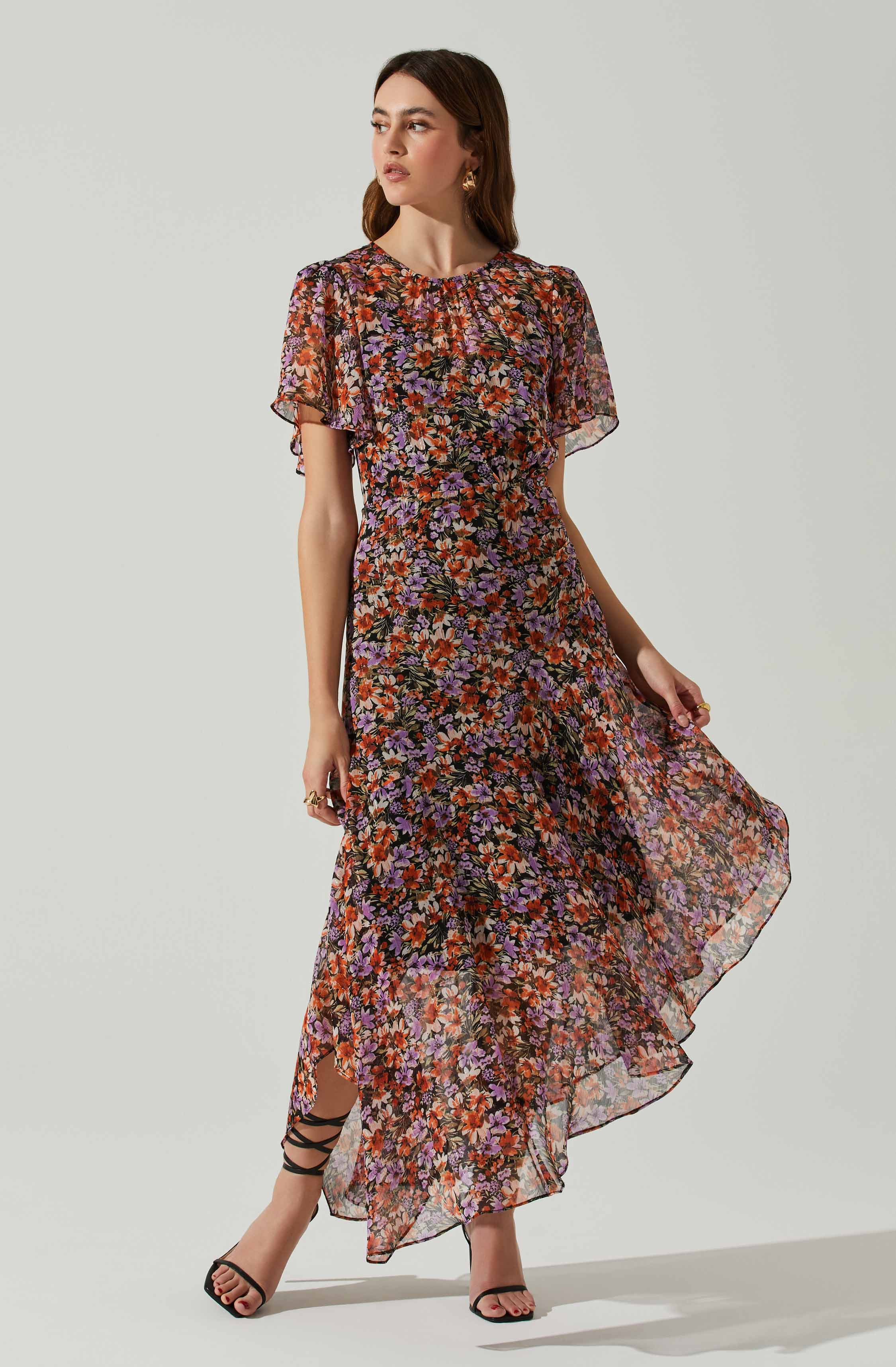Mirella Floral Midi Dress – ASTR The Label