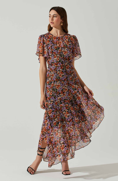 Mirella Floral Midi Dress