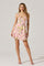 Sticky add to cart - Alva Satin Floral Mini Dress