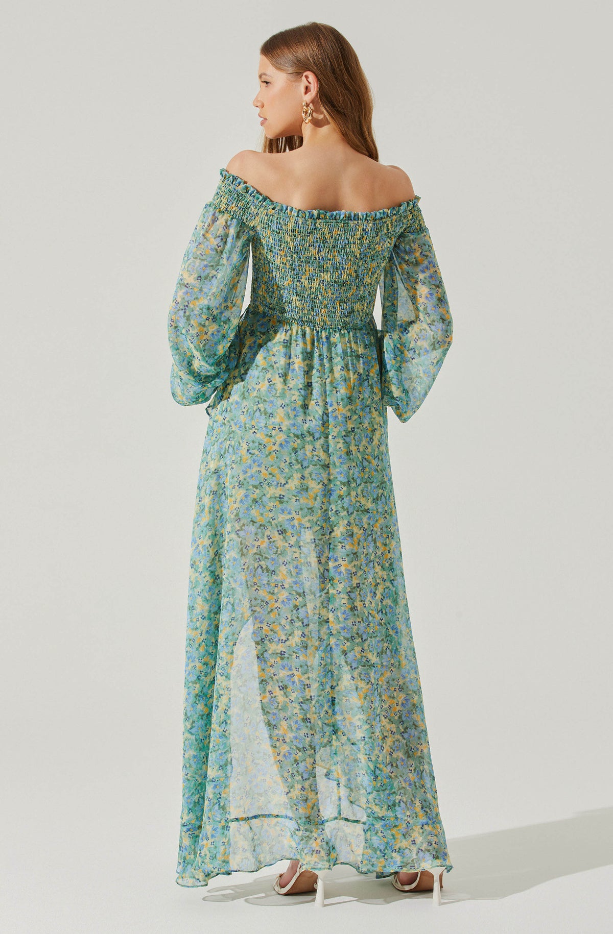 Revery Floral Long Sleeve Maxi Dress – ASTR The Label