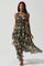 Sticky add to cart - Kali Sleeveless Smocked Waist Floral Maxi Dress