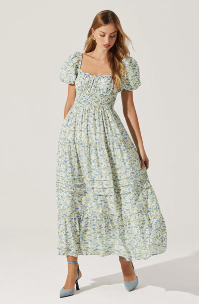 Florentina Floral Tiered Maxi Dress