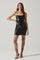 Sticky add to cart - Carmen Strapless Faux Leather Mini Dress