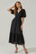 Sticky add to cart - Jaxine Eyelet Puff Sleeve Open Back Midi Dress