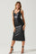 Sticky add to cart - Blair Faux Leather Midi Dress