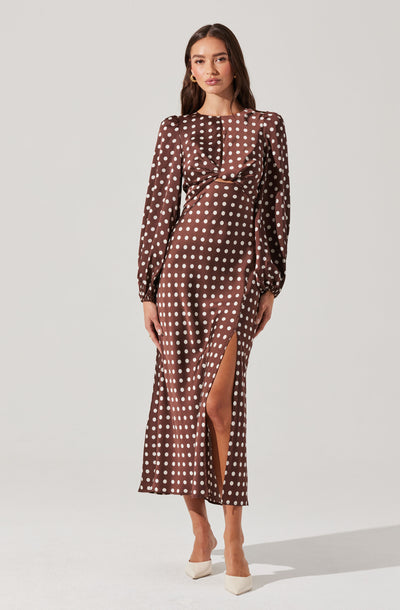 Suzy Polka Dot Midi Dress