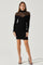 Sticky add to cart - Larna Contrast Mesh Mini Sweater Dress