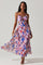 Sticky add to cart - Aquata Floral Pleated Maxi Dress