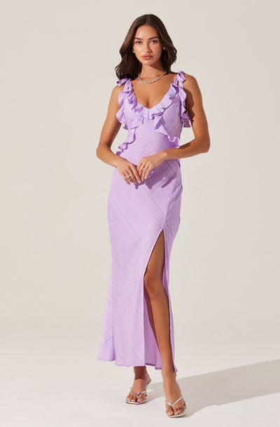 Sorbae Ruffle Maxi Dress