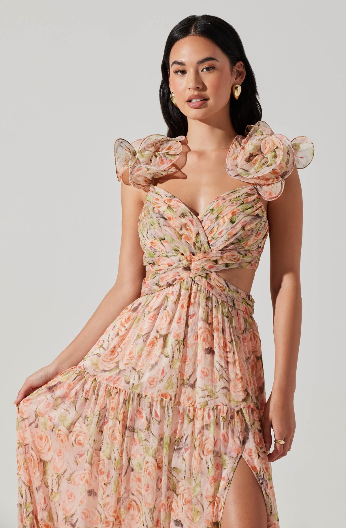 Fritillaria Floral Maxi Dress ASTR the Label