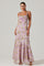 Sticky add to cart - Olina Floral Ruffle Maxi Dress