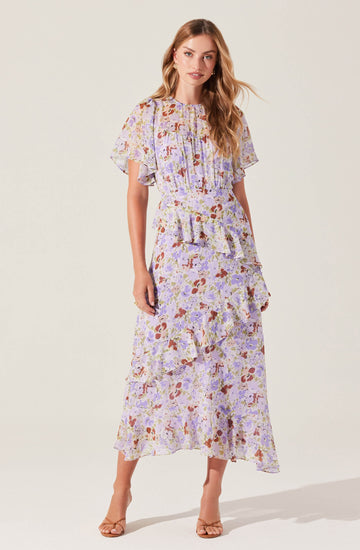 Floramae Floral Ruffle Dress