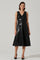 Sticky add to cart - Omaira Faux Leather Midi Dress