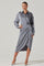 Sticky add to cart - Ira Satin Wrap Shirt Dress