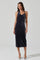 Sticky add to cart - Eugenie Velvet Halter Midi Dress