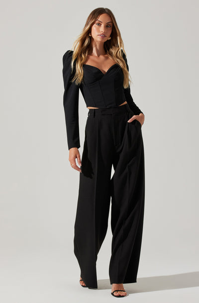 Milani Wide Leg Trouser Pants