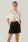 Sticky add to cart - Ollie Pleated Linen Blend Shorts