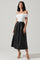 Sticky add to cart - Diandra Faux Leather Midi Skirt