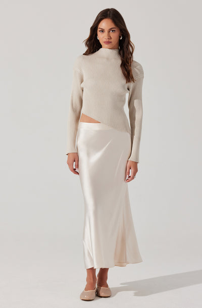 Windey Satin Maxi Skirt