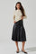 Sticky add to cart - Vena Pleated Faux Leather Skirt