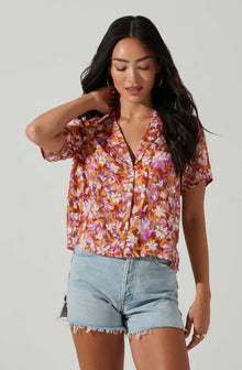 Tourist Fruit Button Down Top – ASTR The Label