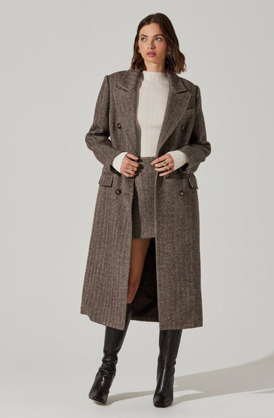 Morana Herringbone Coat