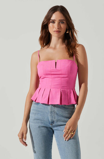 Rhoda Pleated Top