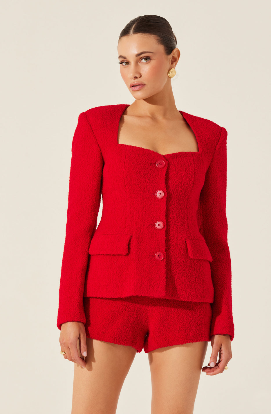 Rivka Fitted Sweetheart Blazer