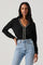 Sticky add to cart - Torrance Rhinestone Trim Cardigan