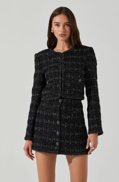 Milena Boxy Tweed Jacket