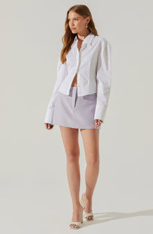 Serina Long Sleeve Button Up Top – ASTR The Label