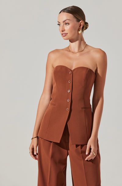 Milani Tailored Bustier Top