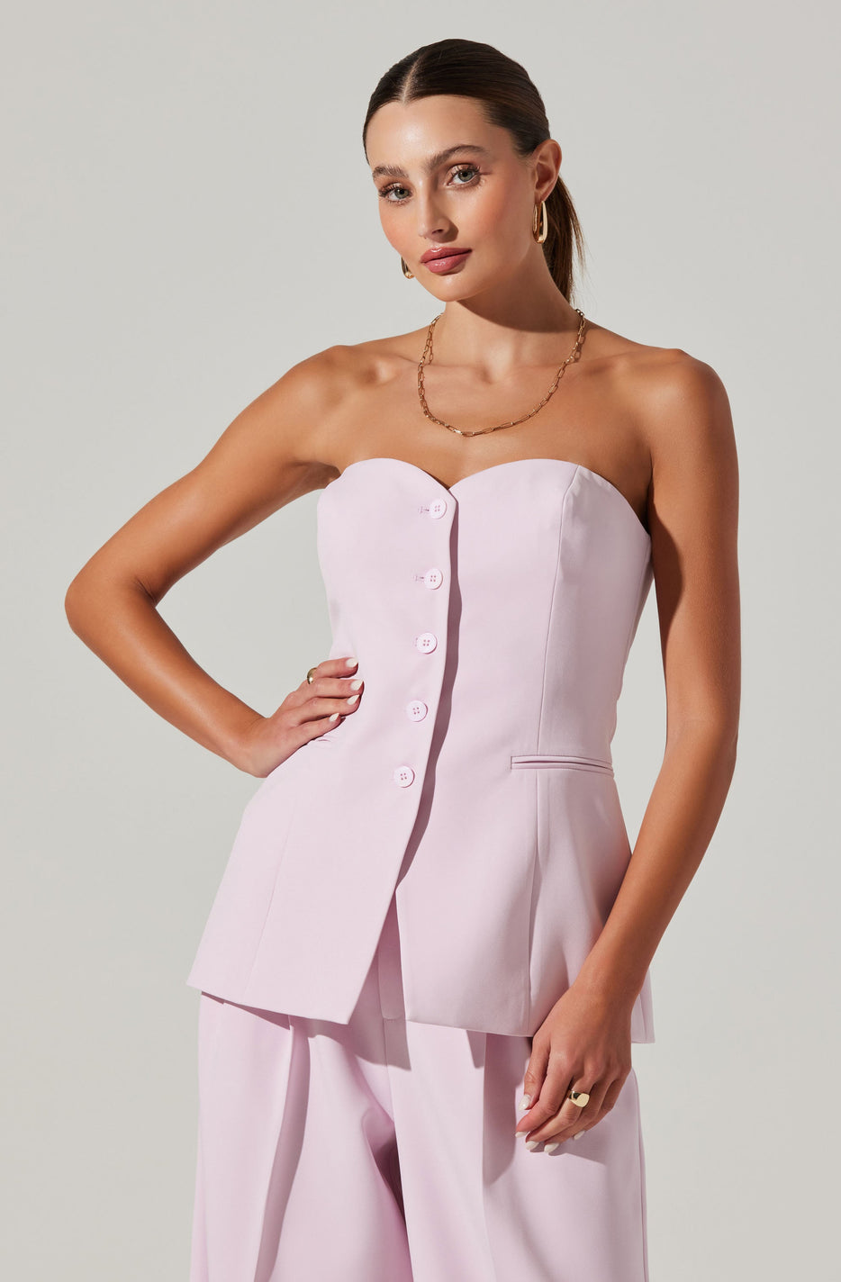 Milani Tailored Bustier Top