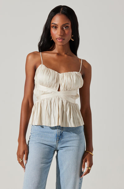 Katie Pleated Top