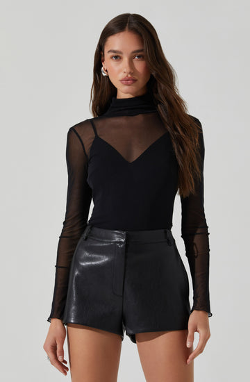 Olia Mesh Layered Bodysuit