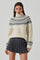 Sticky add to cart - Leka Fair Isle Turtleneck Sweater