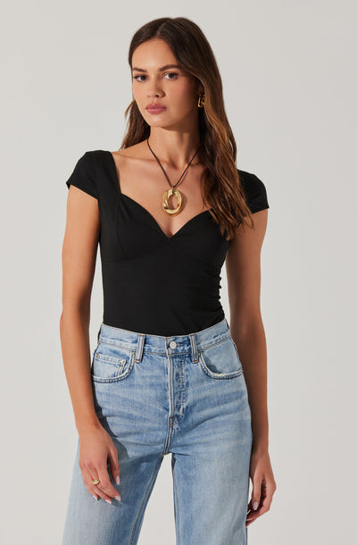 Keela Cap Sleeve Bodysuit