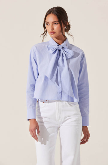 Wendi Bow Tie Top