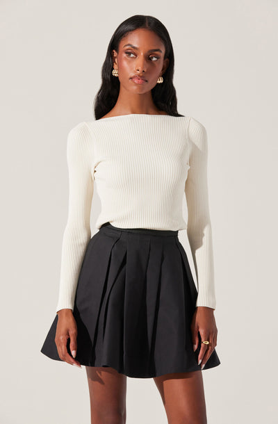 Antheia Pleated Mini Skirt