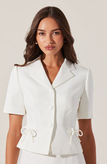 Sophie Bow Embellished Blazer