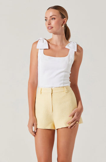 Jessica Bow Detail Sleeveless Top