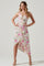 Sticky add to cart - Giselle Floral Twist Front Midi Dress