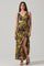 Sticky add to cart - Cutout Ruched Maxi Dress