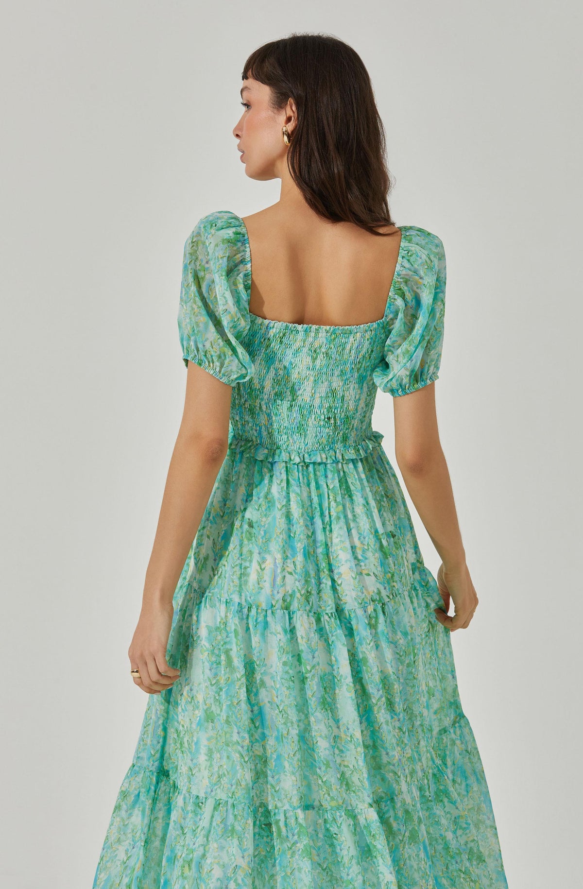Mabel Retro Floral Bustier Midi Dress – ASTR The Label