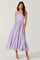 Sticky add to cart - Strapless Linen-Blend Midi Dress