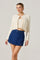 Sticky add to cart - Belted Denim Mini Skort