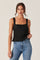 Sticky add to cart - Textured Square Neck Tank Top